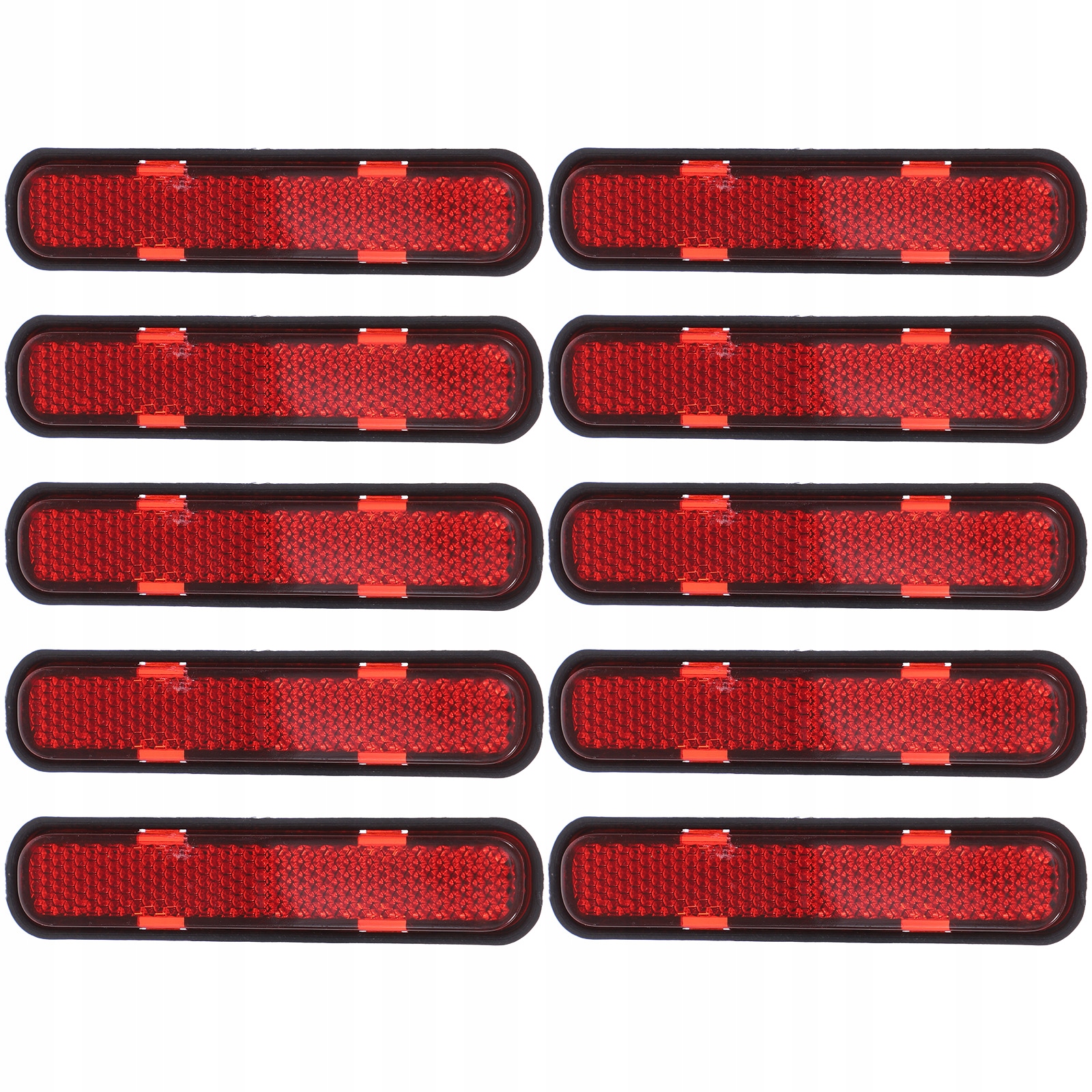 10 SZT. ODBLASK ROWEROWY DO BRAMY PRZYCZEPY SŁUPEK MOTOCYKLOWY ODBLASK SAMOCHODOWY