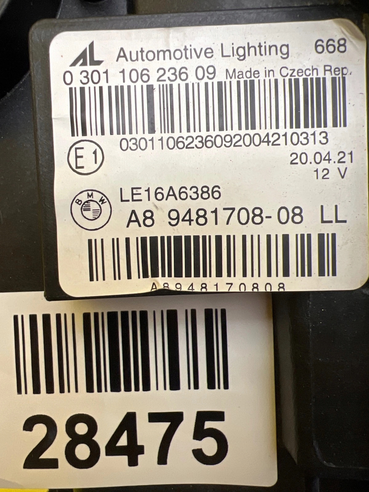 light right BMW 3 G20 G21 Laser 9481708-08