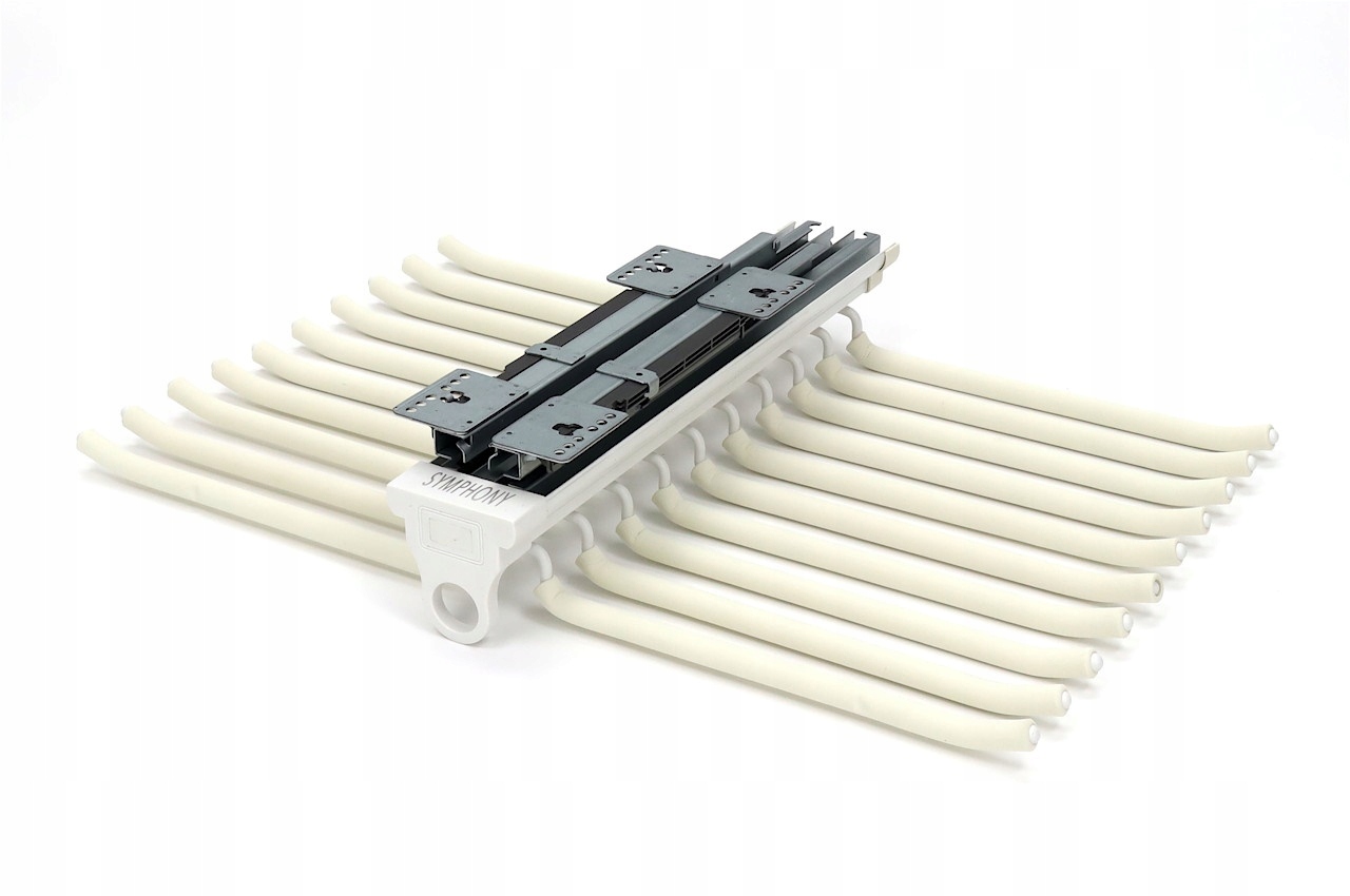 Věšák Na Kalhoty Do Skříně Výsuvný 20 Párů dvojitý Symphony Bílý