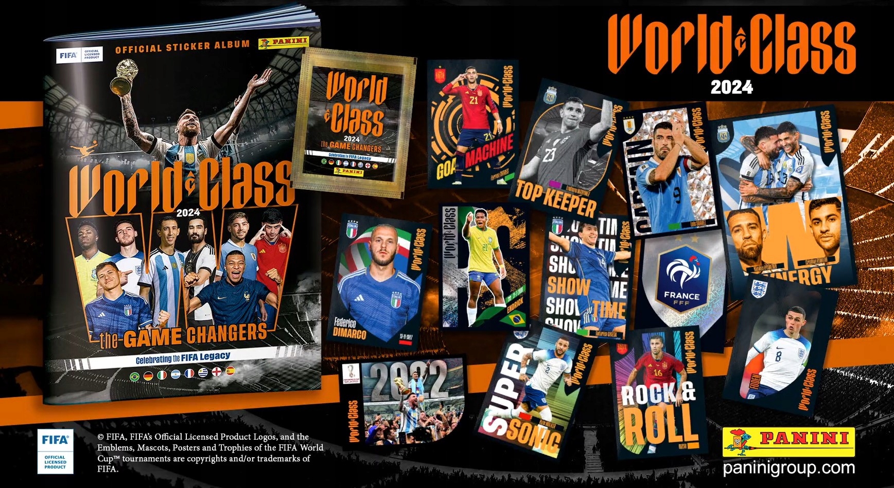 Album na naklejki World Class 2024 Zestaw Startowy Panini FIFA World Cup System inny