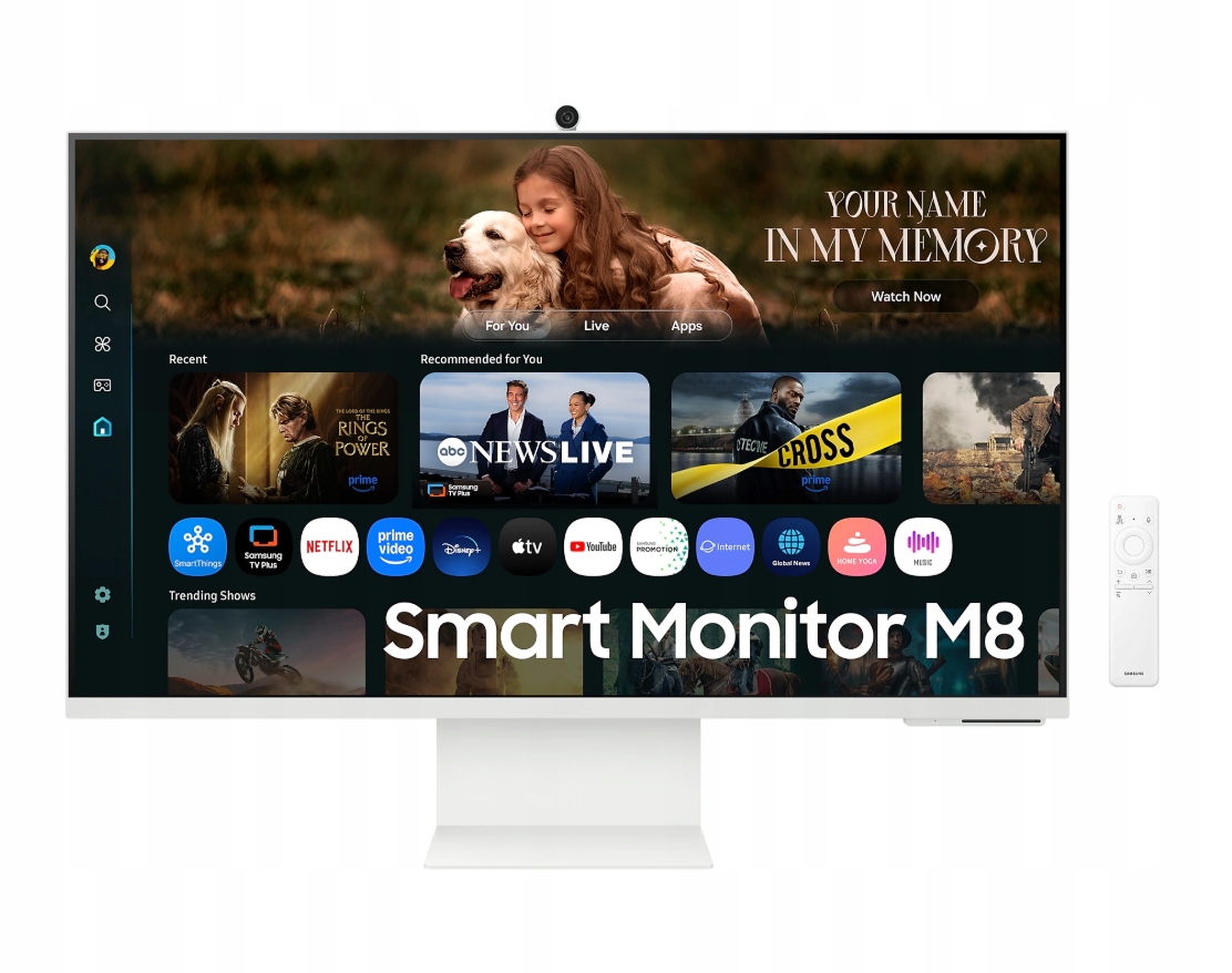 Samsung LS32FM801UUXDU 32" Va Smart Monitor M8 M80F 4K, 3840x2160/16:9/400c