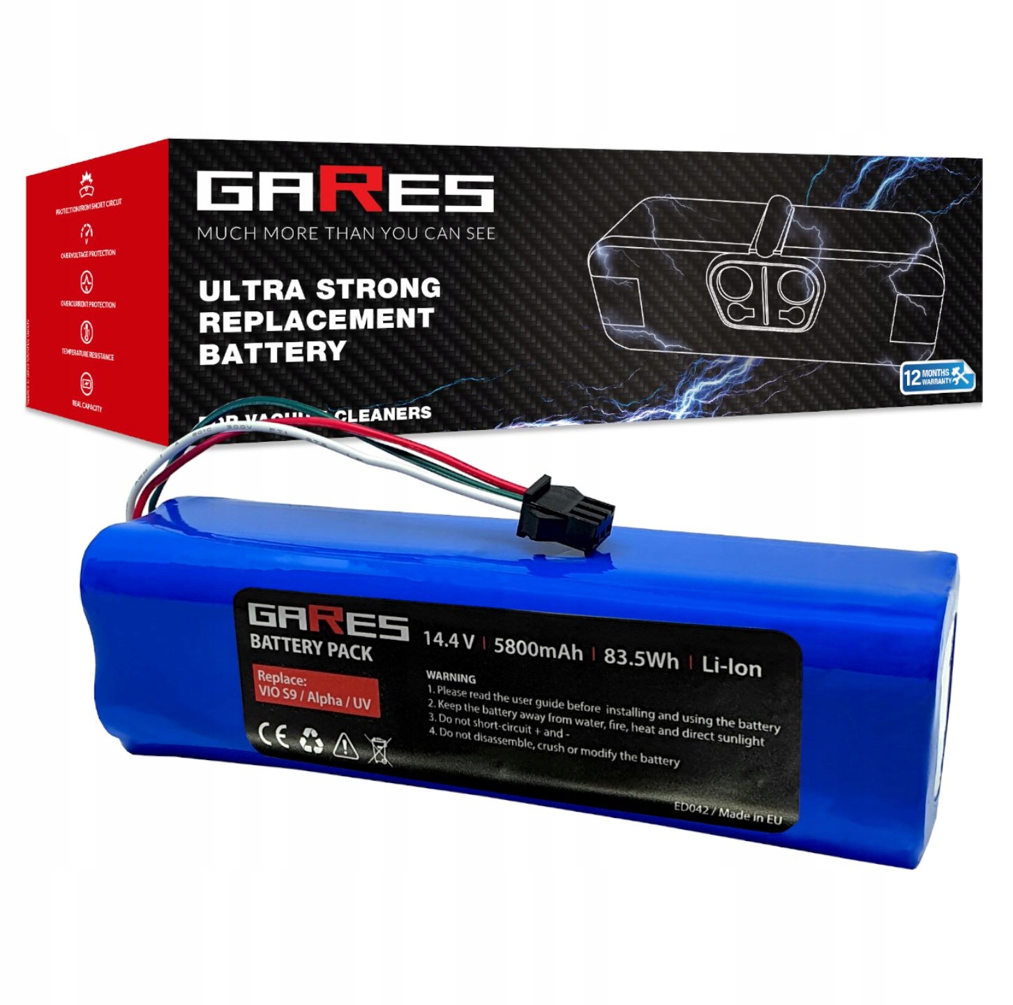 Baterie pro Viomi S9, Alpha, Uv 14,4V 5,8Ah