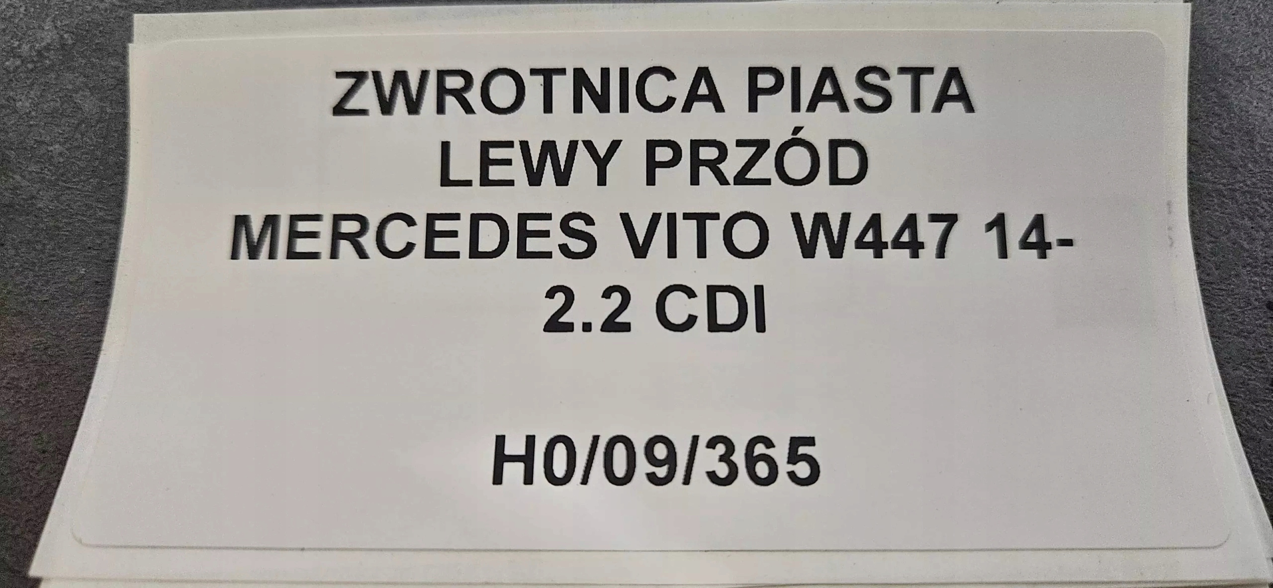 otoč čepu levý předek MERCEDES VITO W447 14
