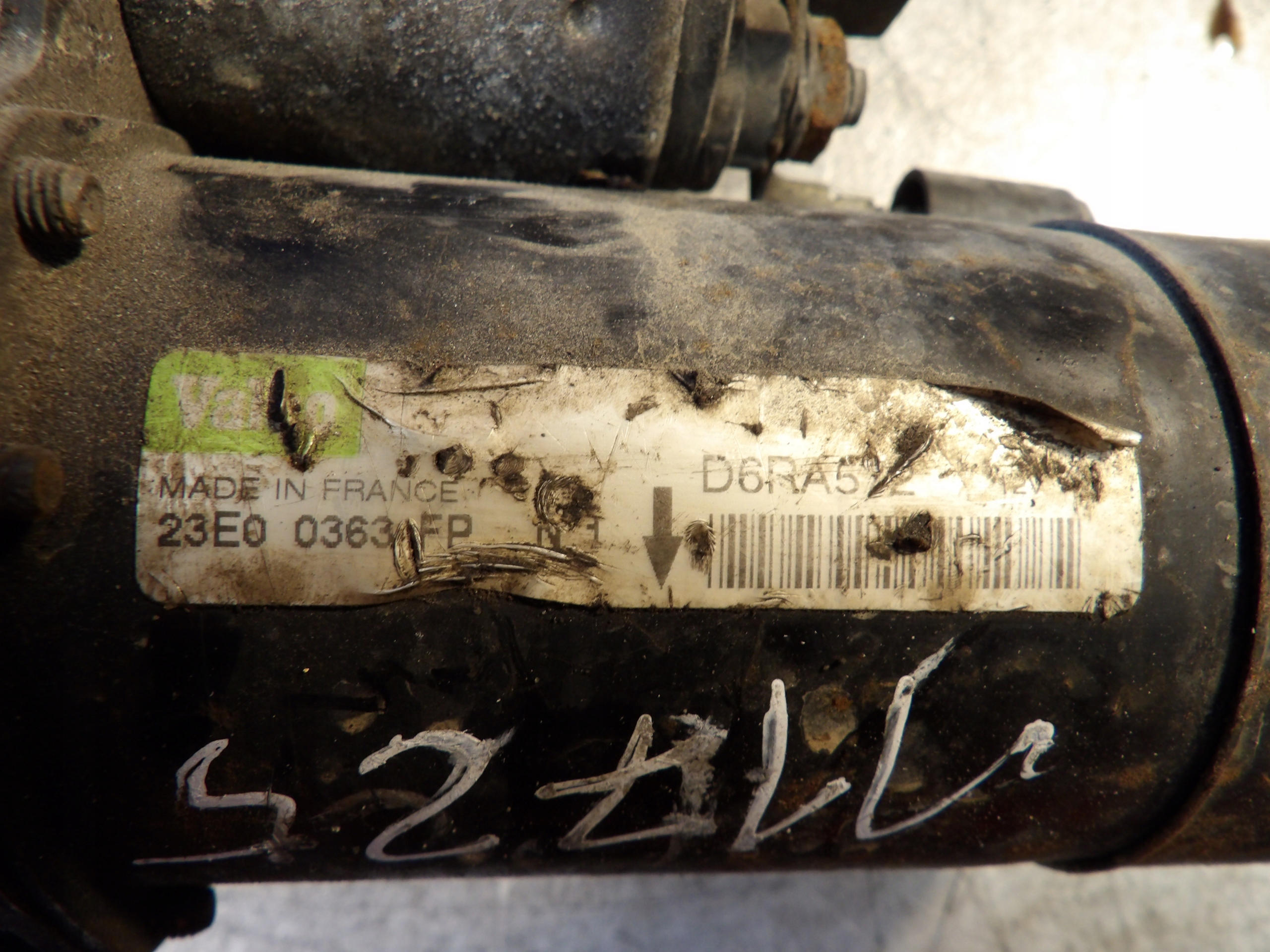 Peugeot 206 starter D6RA572