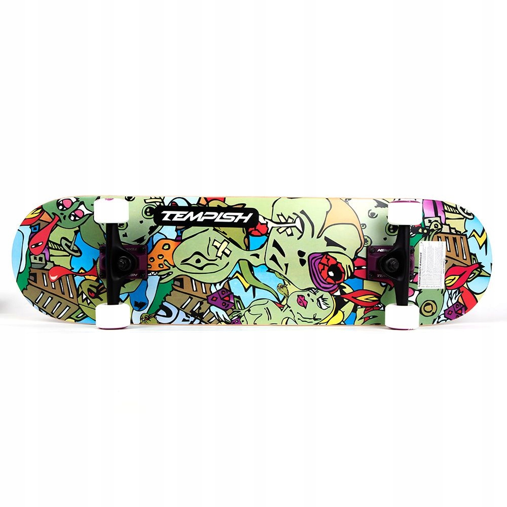 Kompletní skateboard Tempish Crazzy 31x8 Abec 5 je skvělý pro začátečníky