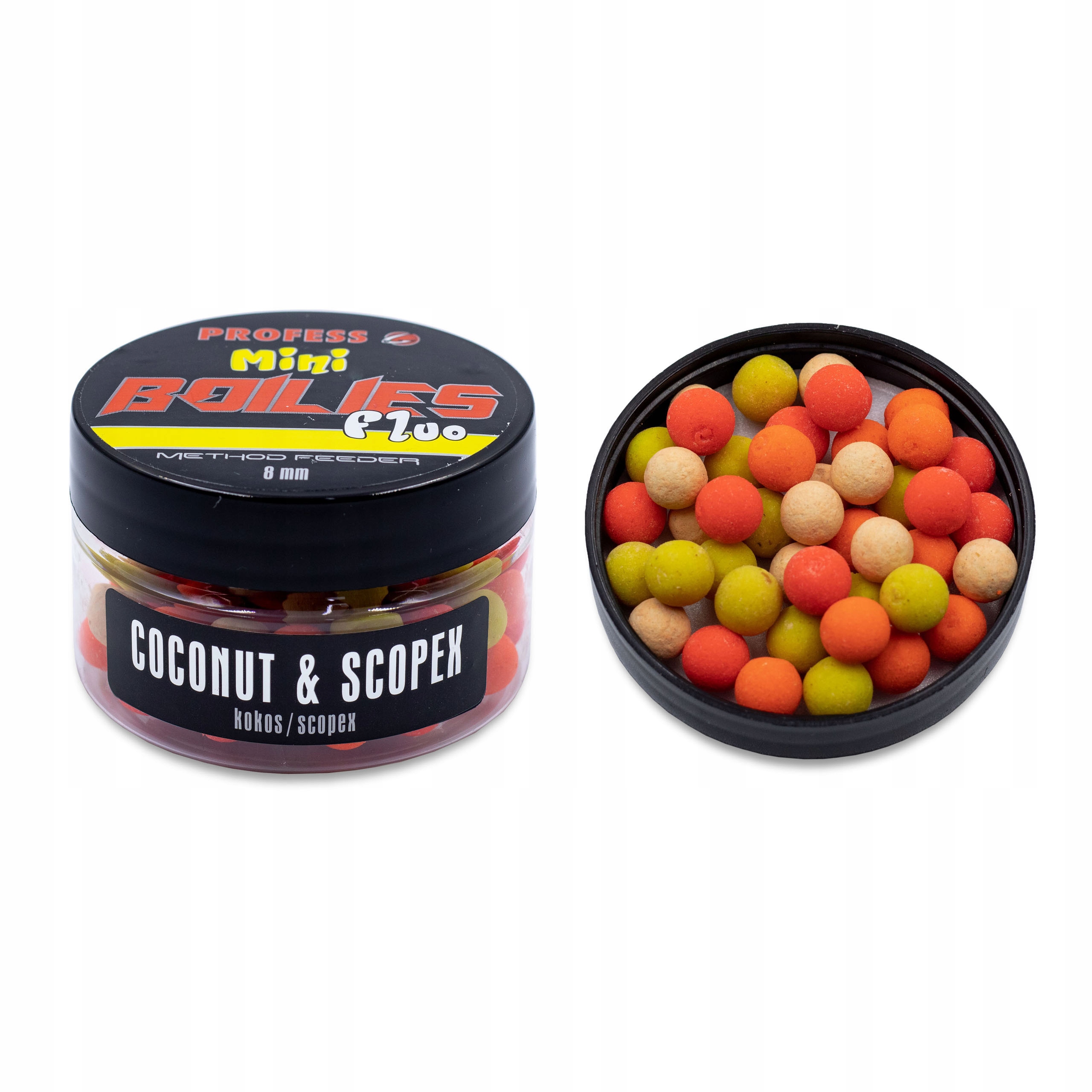 Kulki Fluo 8 mm Kokos Scopex Profess Method Feeder