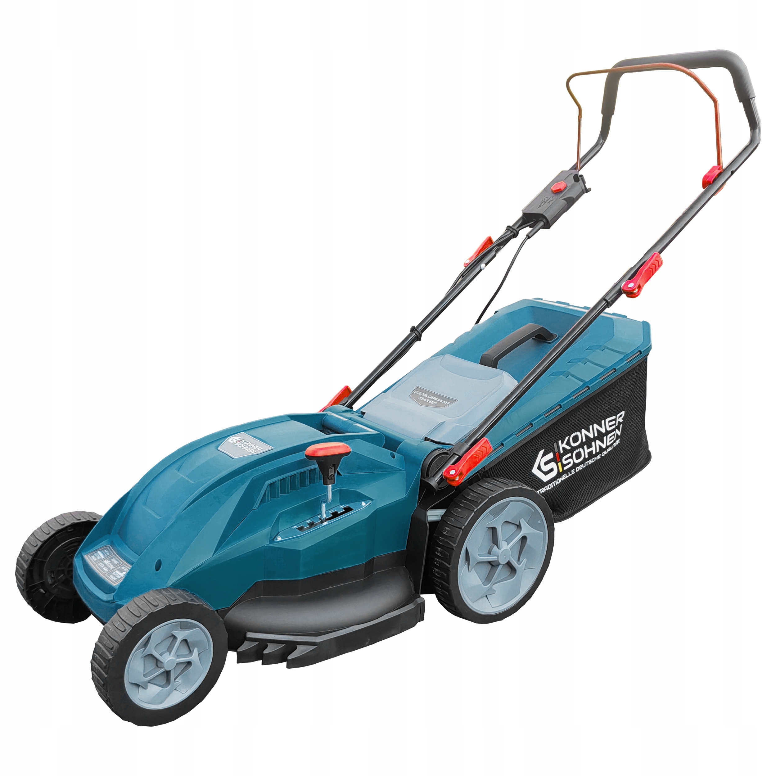 Elektrická sekačka – 2000 W – 50 L – 43 cm – mulčování – Könner & Söhnen