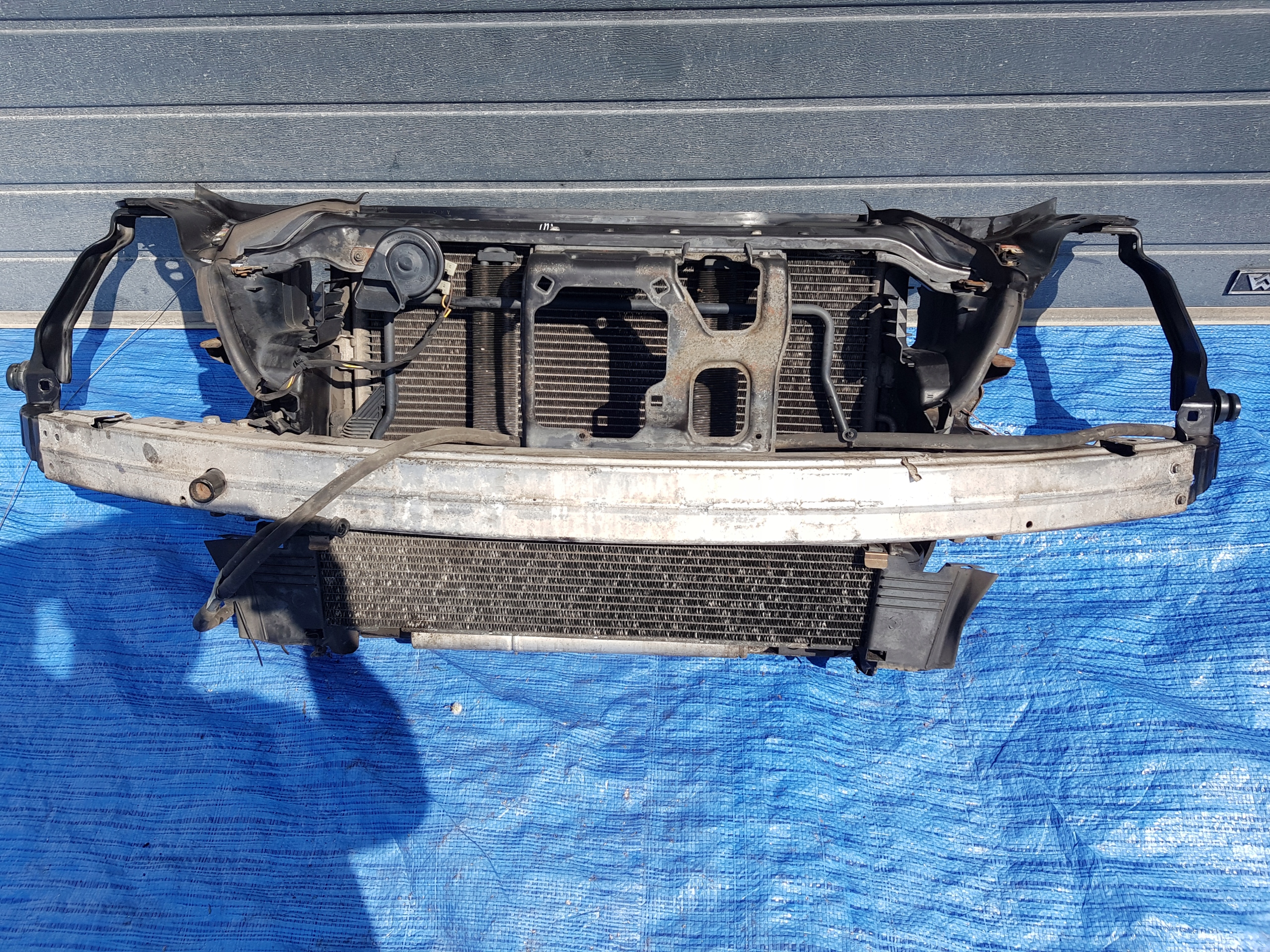 support panel for radiators radiator KOMPLET MERCEDES CLS 55 AMG W219 5.5 V8 compressor;