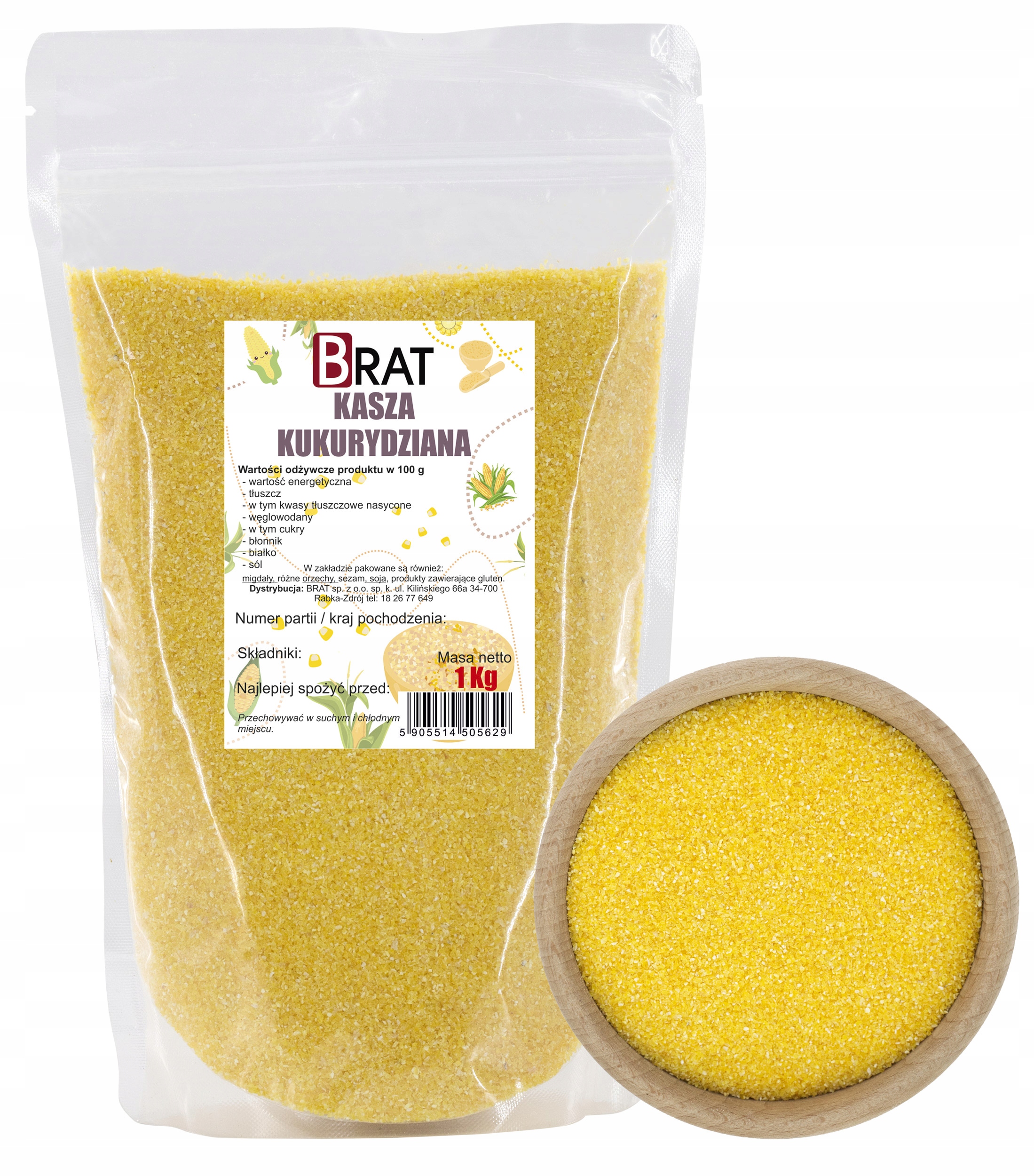 Brat Kukuřičná krupice 500 g