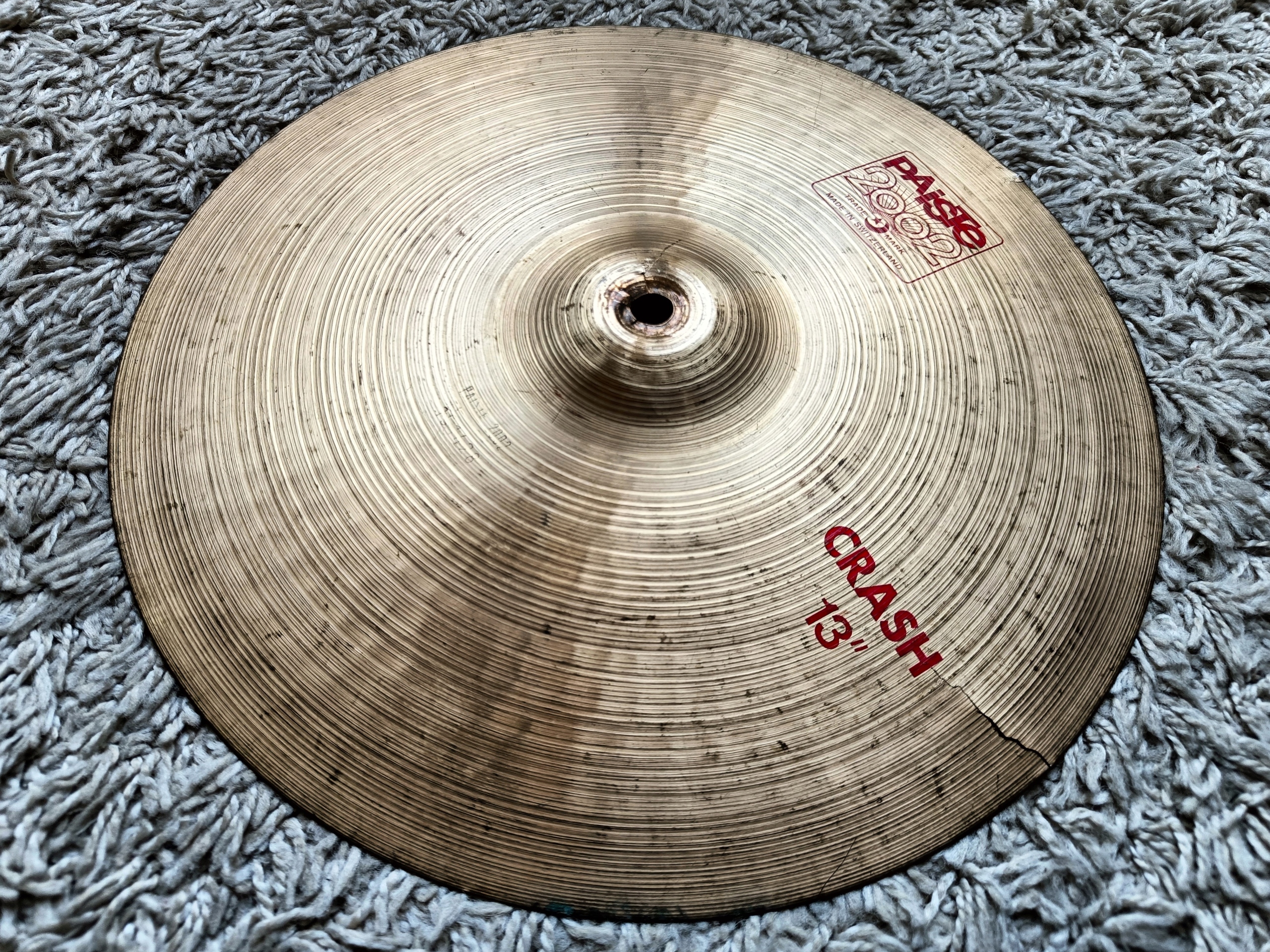 TALERZ PERKUSYJNY PAISTE 2002 RED LABEL CRASH 13