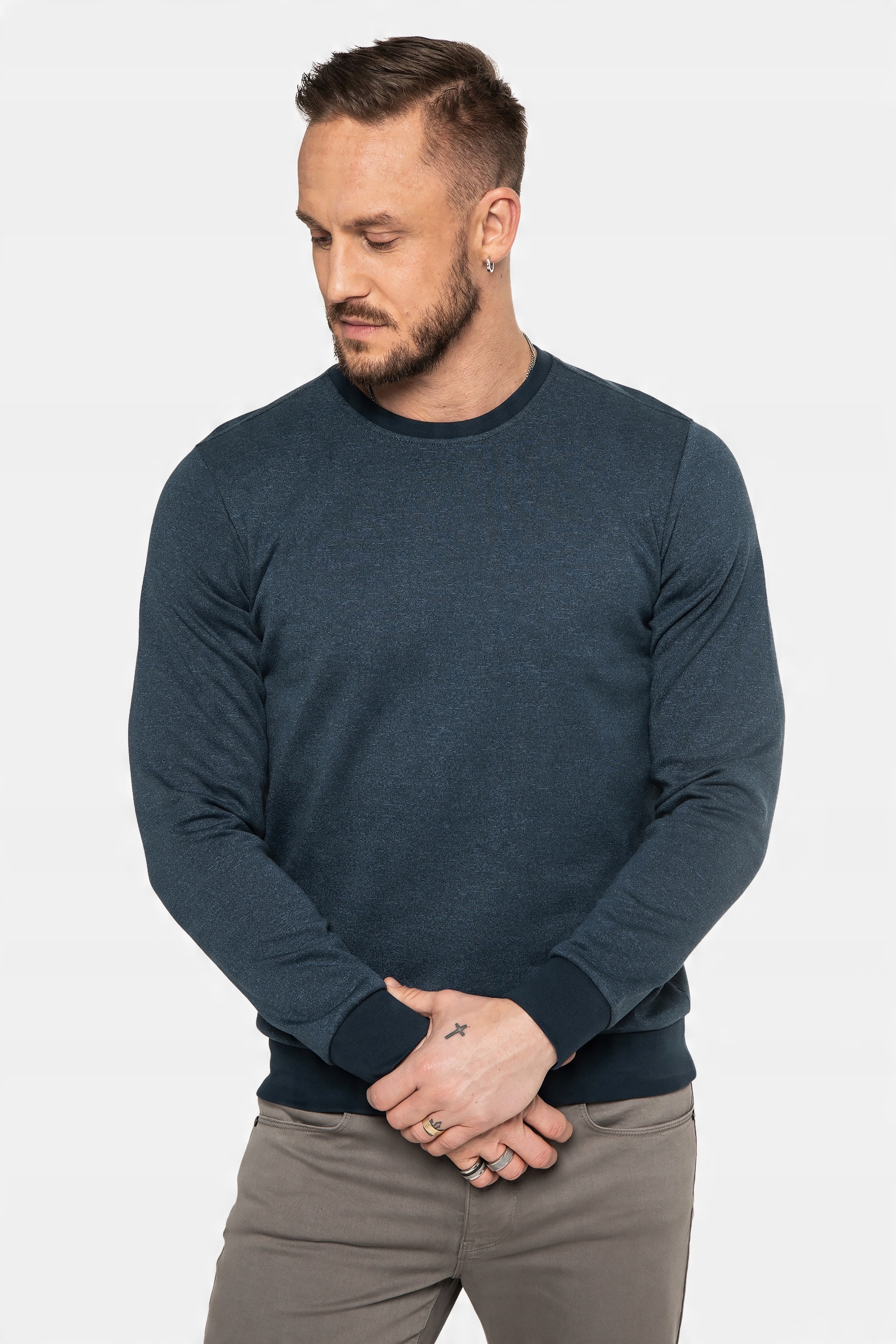 

Bluza Męska Recman Club Półgolf Niebieski L
