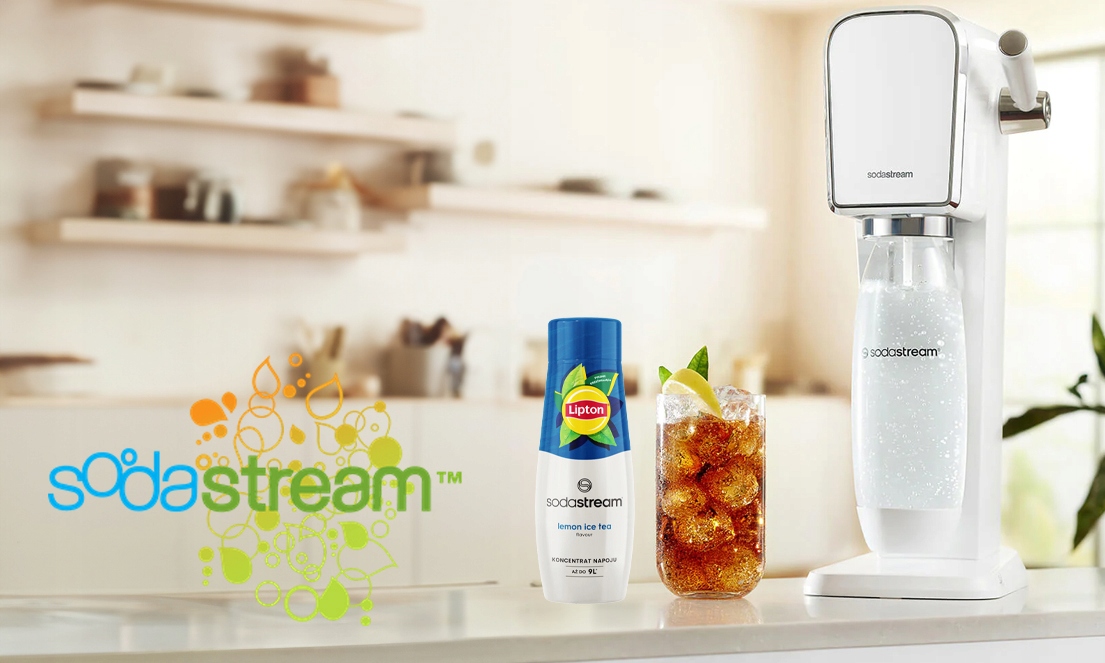 SYROP SODASTREAM LIPTON LEMON ICE TEA DO SATURATORA 9L NAPOJU z 440ml Marka SodaStream
