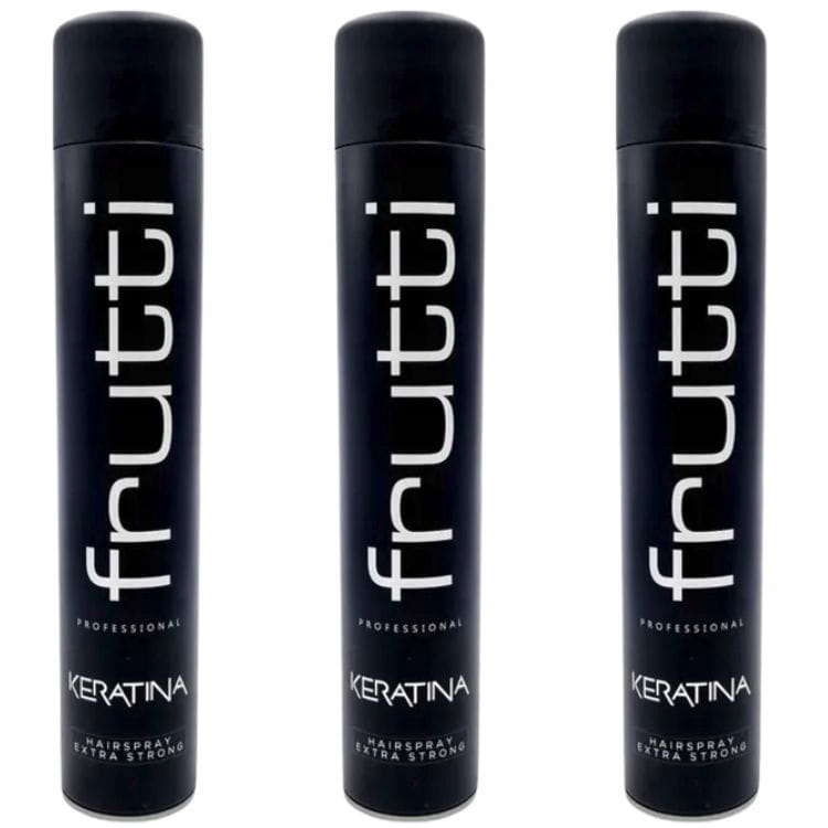 3X Frutti DI Bosco Extra Silný Lak Na Vlasy S Keratinem 750 ML