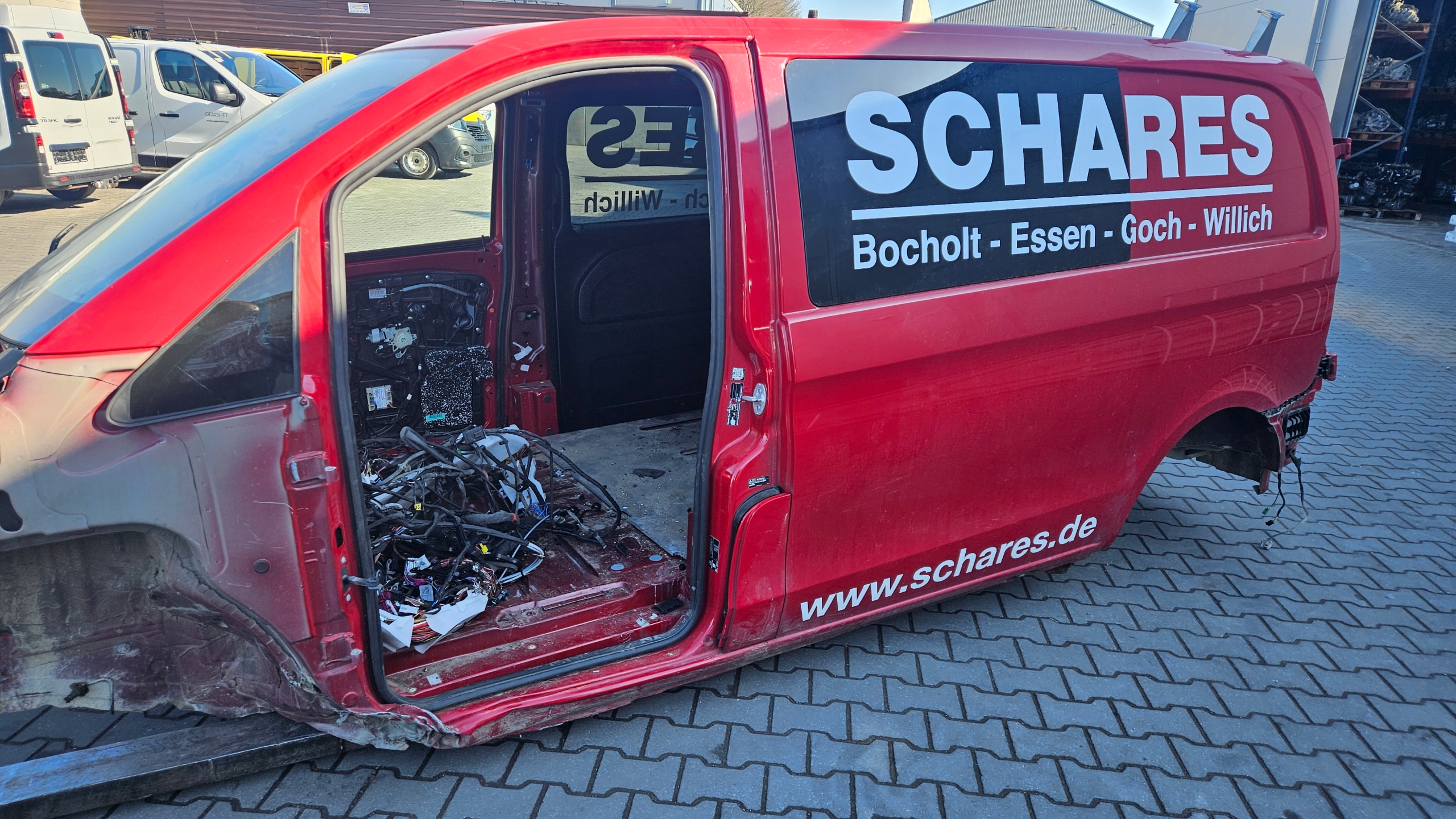 quarter rear left side left MERCEDES VITO 447 BRYGADOWKA