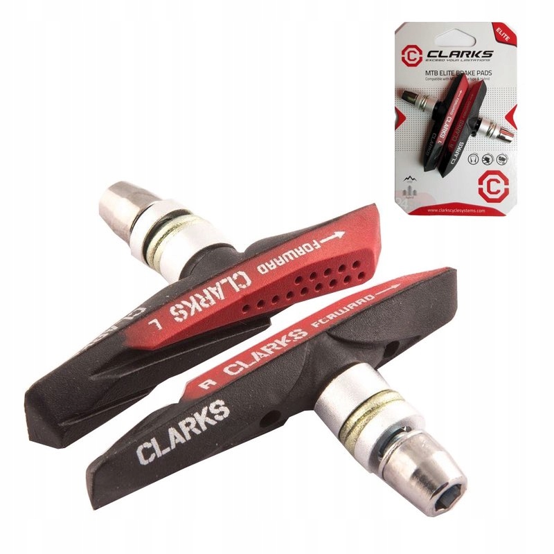 

Klocki V-brake do hamulców Mtb / Trekking - Clarks