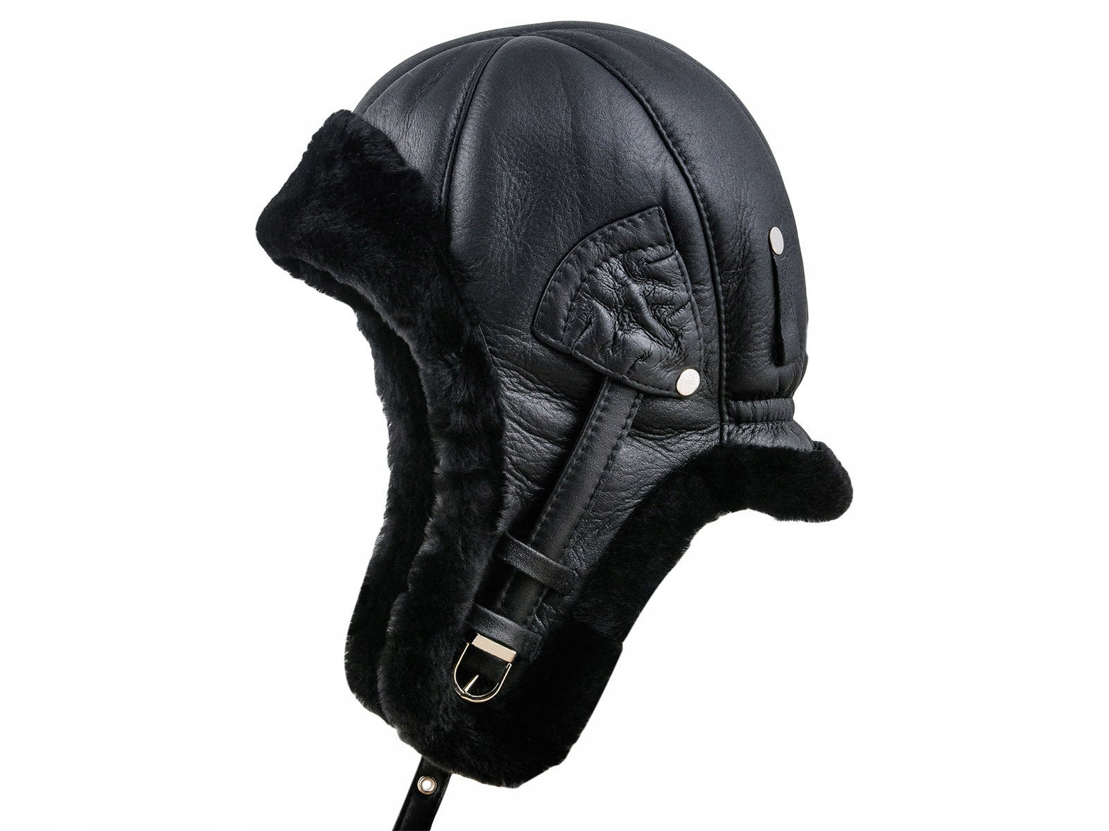 

Czapka Awiatorka Pilotka Zimowa Czarna 56-57 CM
