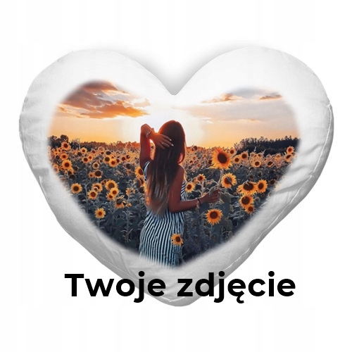 Poduszka serce z Twoim zdjęciem