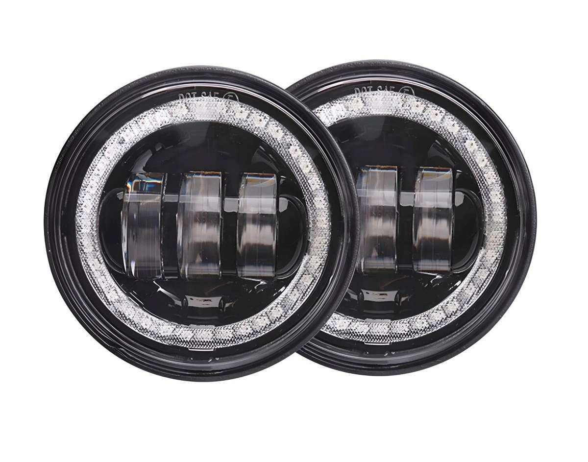 Přední světla 4.5" Full Led Drl, směrová světla, 2 ks