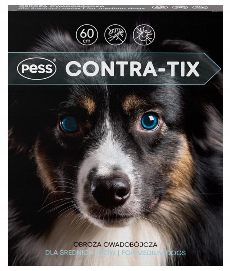 

Contra-tix Obroża owadobójcza Psy średnie 60cm