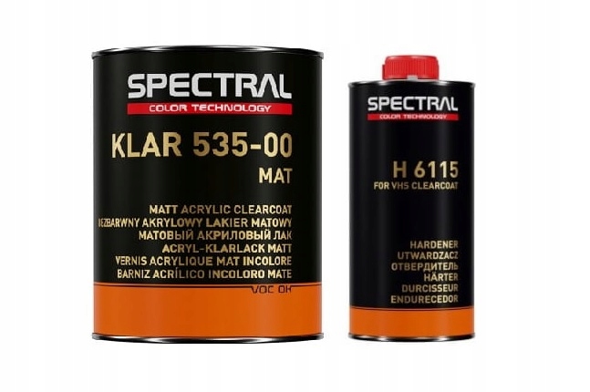 Lakier bezbarwny matowy Spectral 535-00 1L