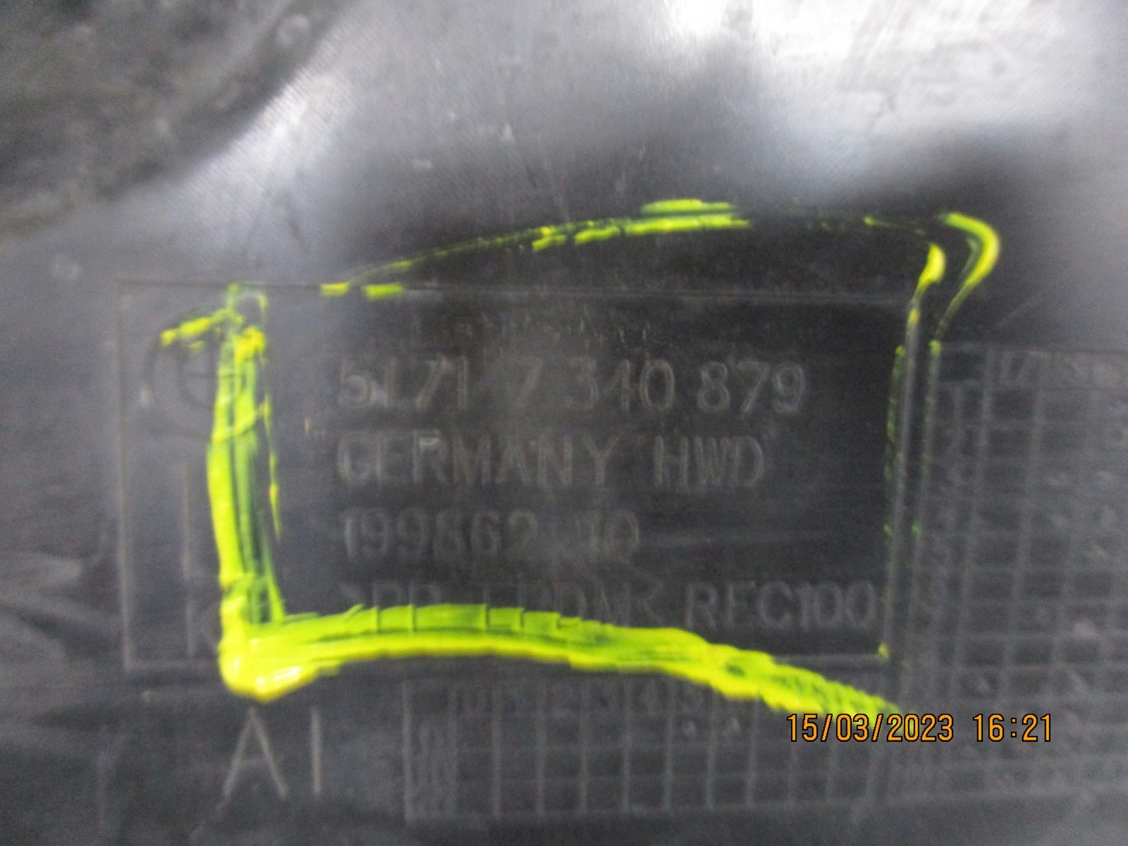 BLENDE ABDECKUNG PRZEKLADNI BMW G20 G21 7340879