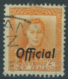 New Zealand 2 d. - King George VI / Official