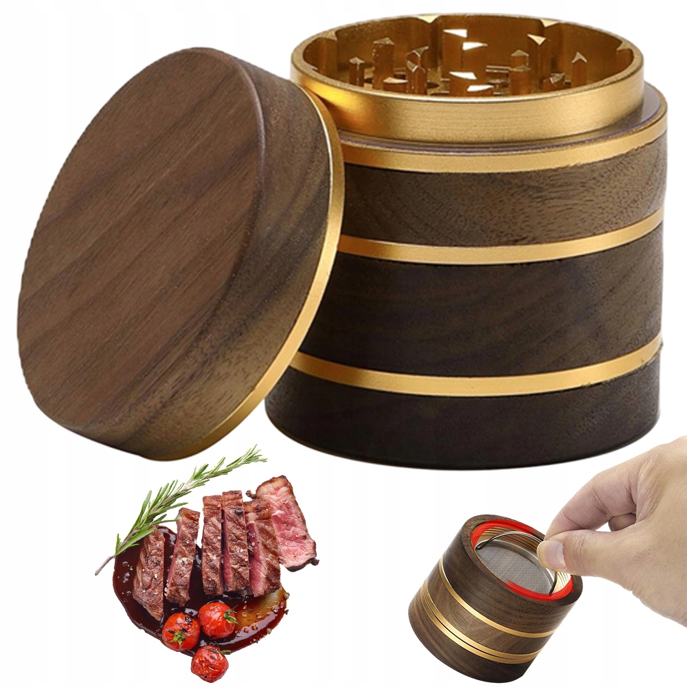 Mlýnek na kávu Ruční dřevěný mlýnek na sůl a pepř Sada na mletí kávy