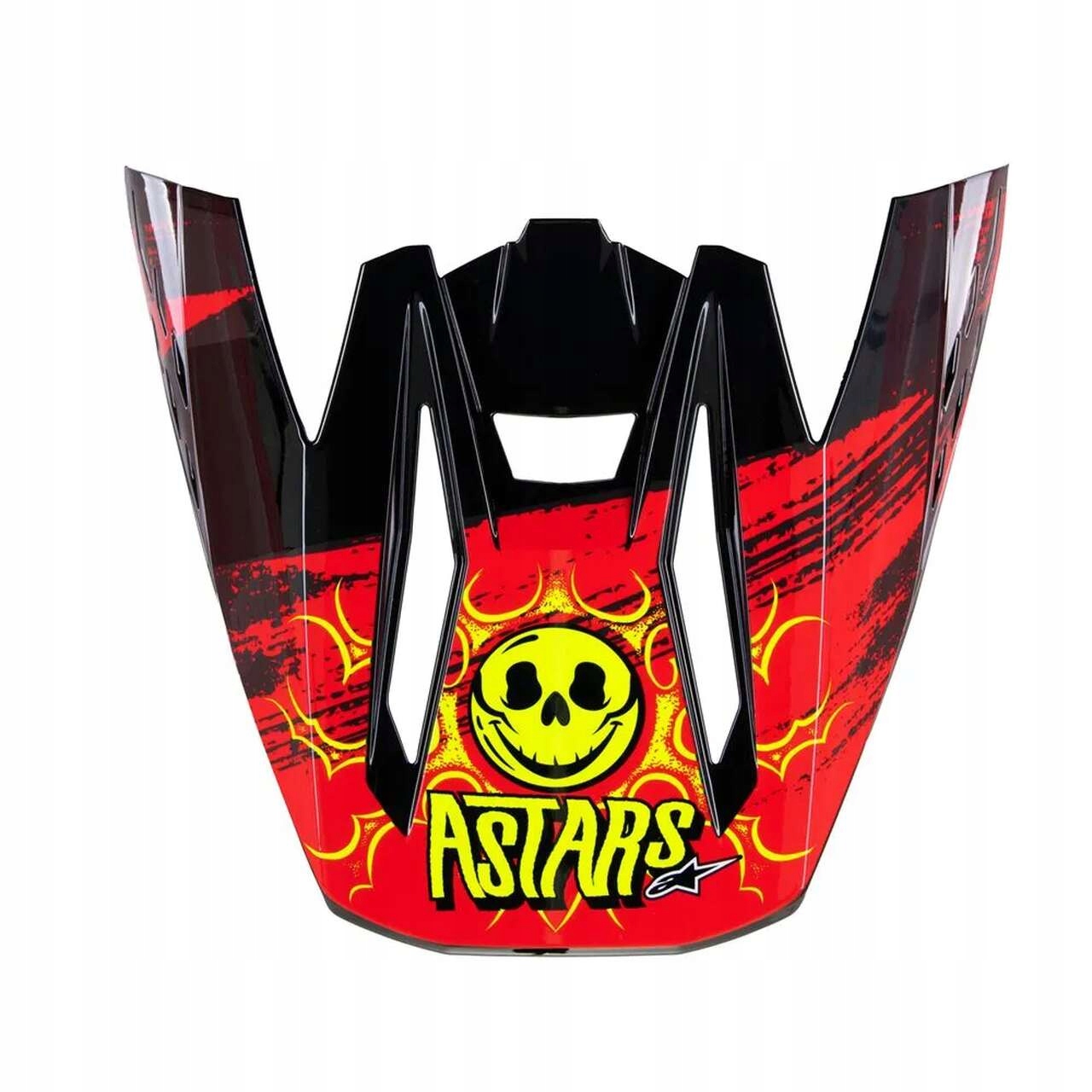 Kryt na prilbu Alpinestars SM5 Rash black/red
