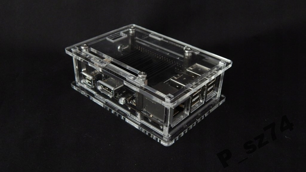 Obudowa do Odroid C2 box v2 przezroczysta