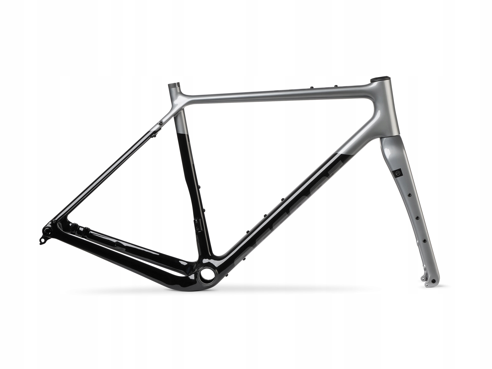 Rám Accent Freak Carbon v.2 černo-šedý set (rám, vidlice, kormidla), L