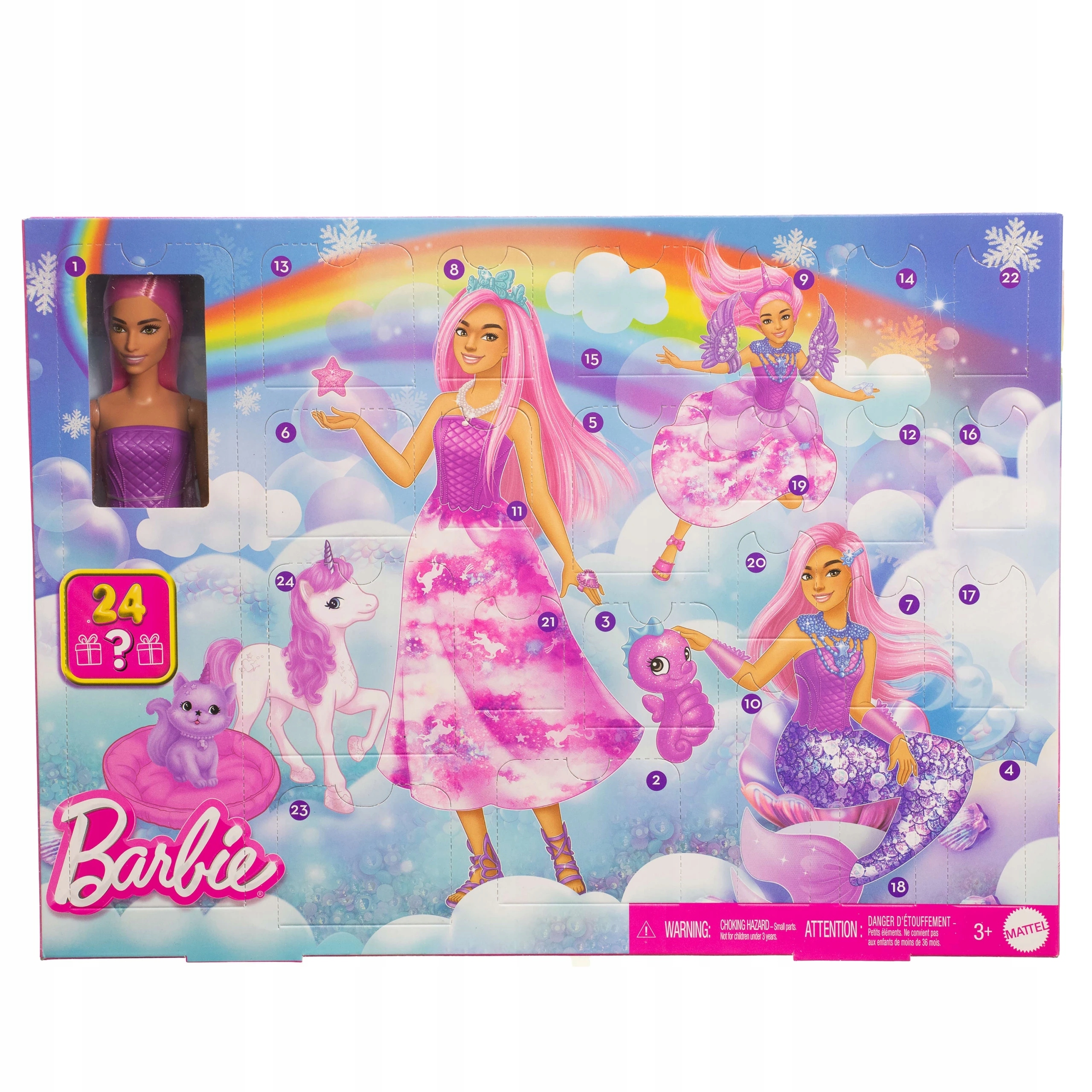 Barbie Fantasy Adventi naptár 2025 Effektek nincs