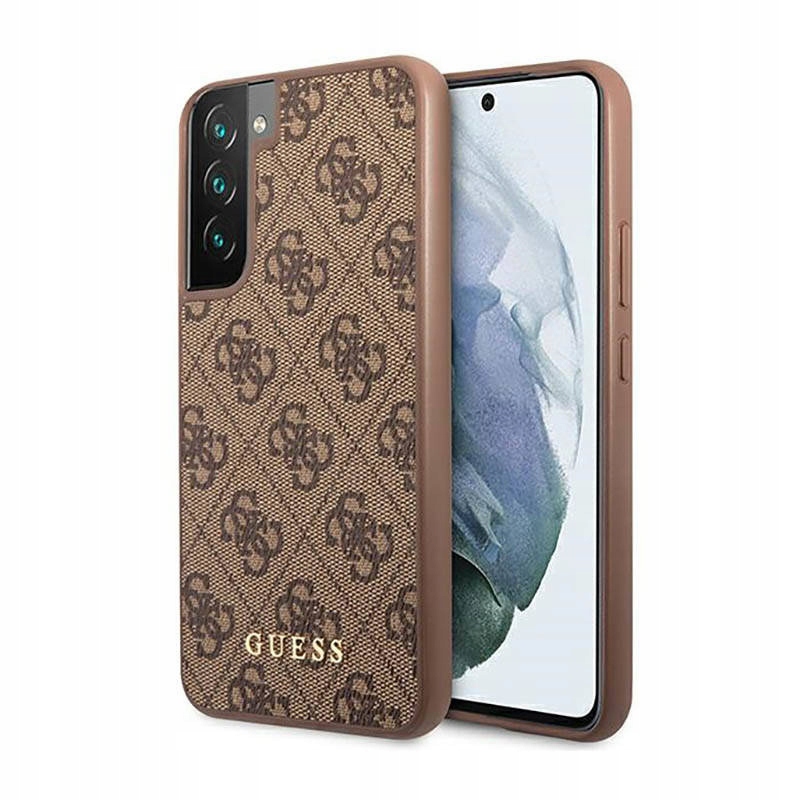 Zadní Kryt Guess pro Samsung Galaxy S23 GUHCS23SG4GFBR, bronzový, umělci a celebrity