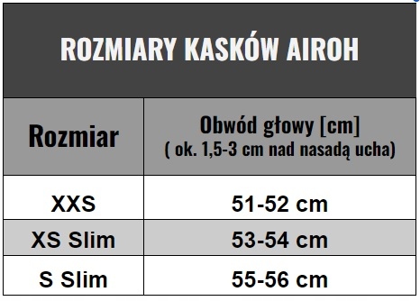 KASK DZIECIĘCY AIROH WRAAP MOOD BLUE GLOSS R. S Producent Airoh