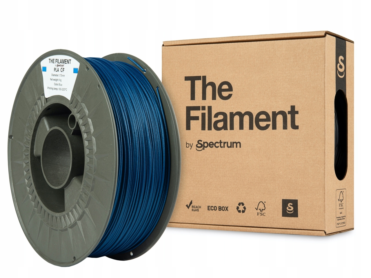 The Filament Pla Cf 1.75mm Blue Niebieski 1kg