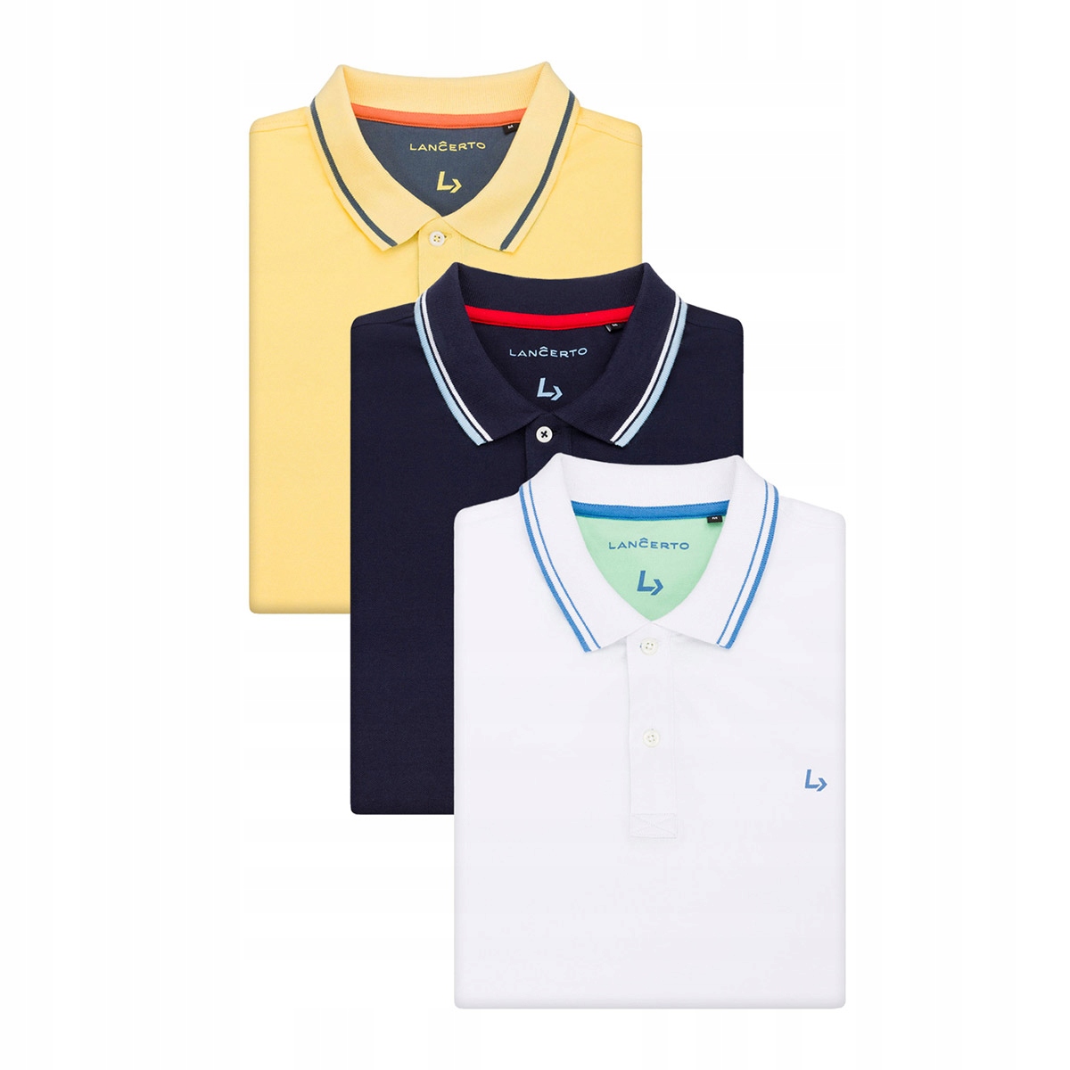 

Zestaw Koszulek Polo 3 szt Lancerto Adrian 3XL