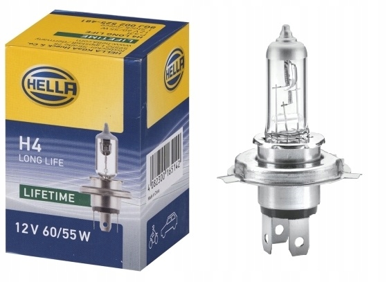 Hella Lifetime Longlife Żarówka H4 12V 60/55W
