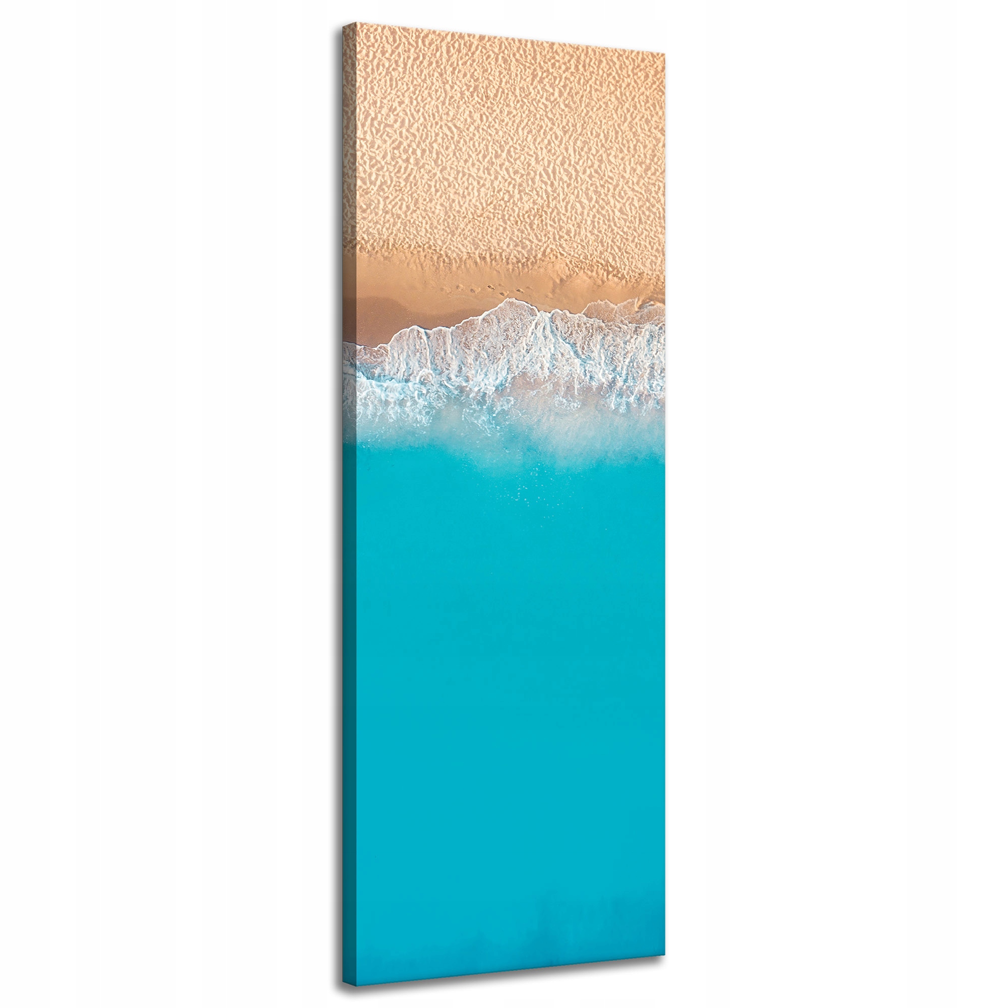 Obraz na plátně Voda Vlny Pláž Písek 40x120 cm Ideální jako dárek