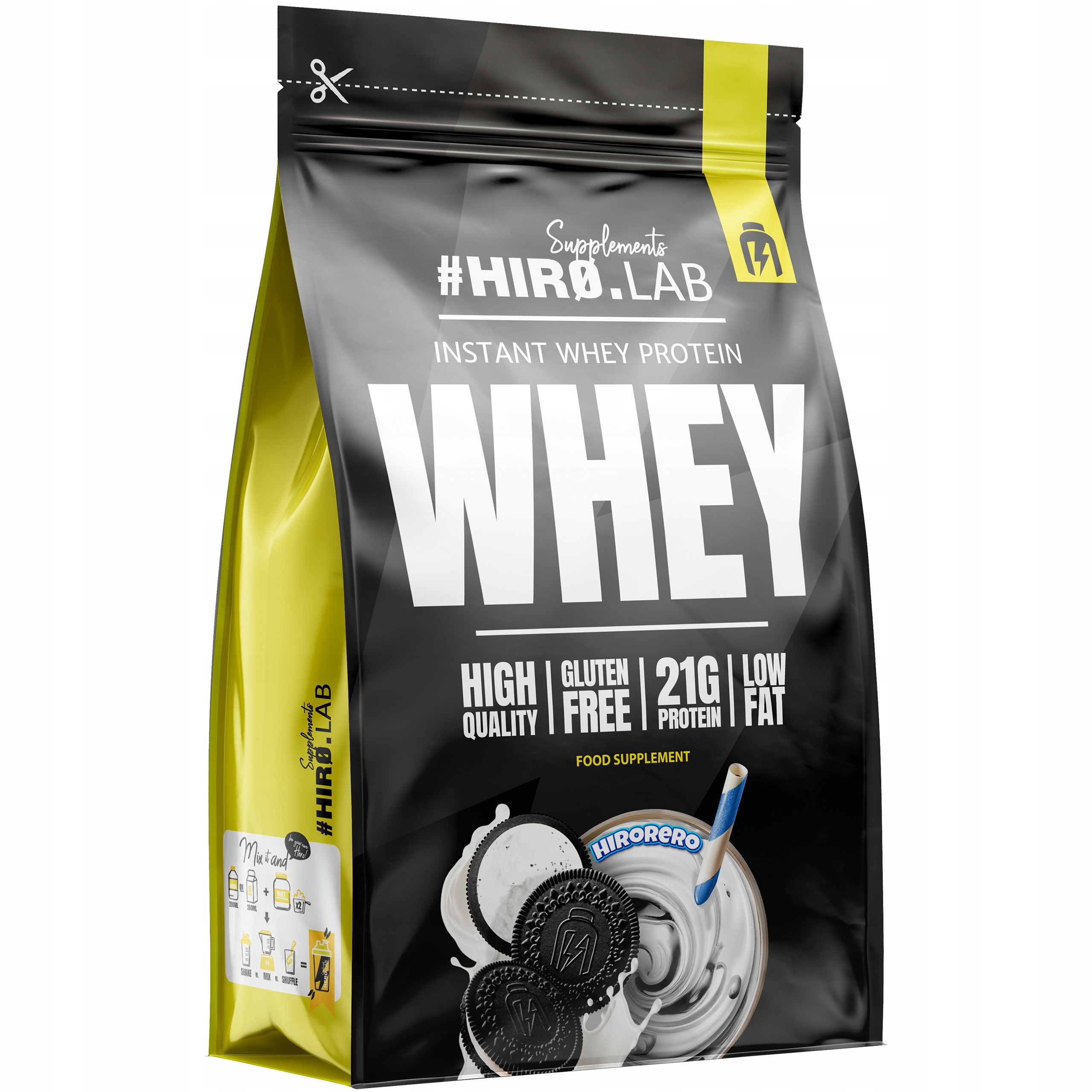 Hiro.Lab Instant Whey Protein 750 g Protein Wpc syrovátkový Hirorero