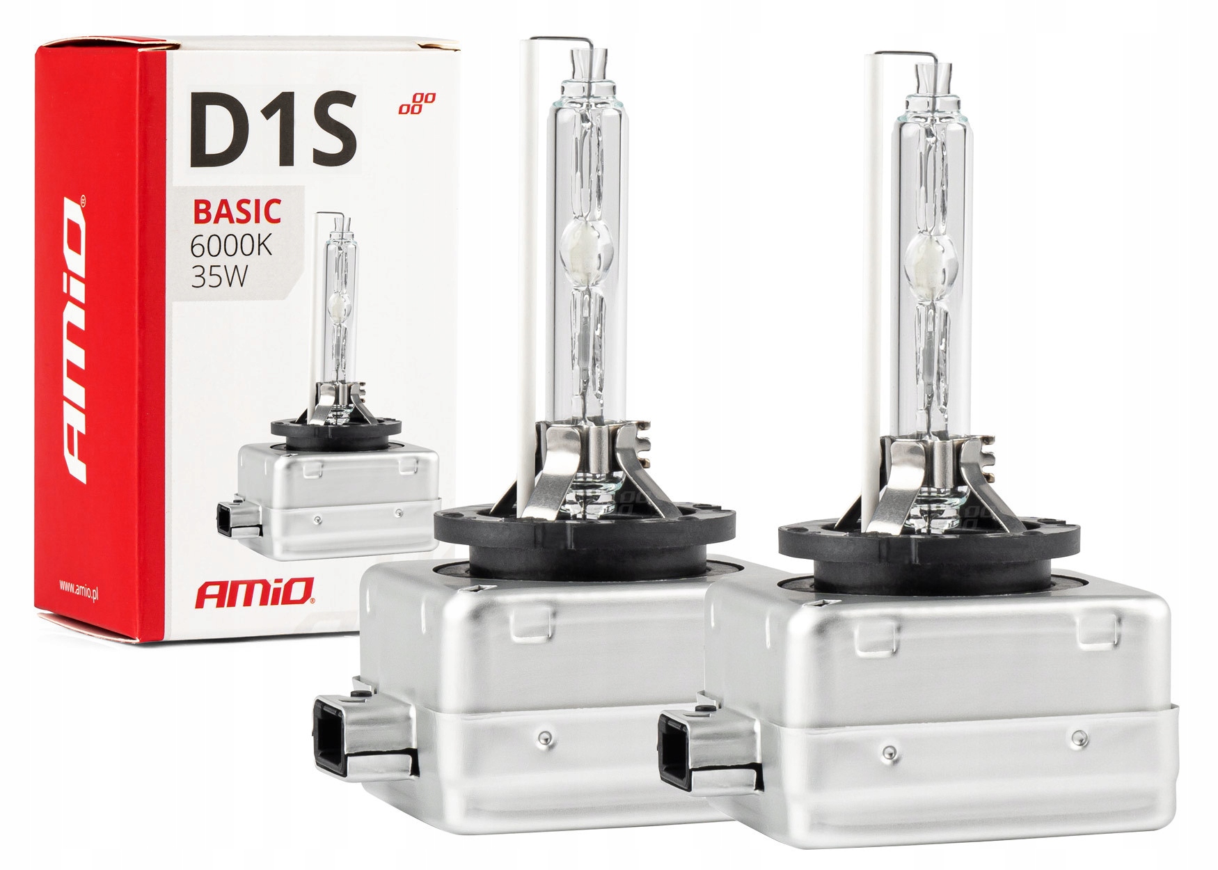 

2x Żarówka, Żarnik Xenon Ksenon Amio D1S 35W 6000K