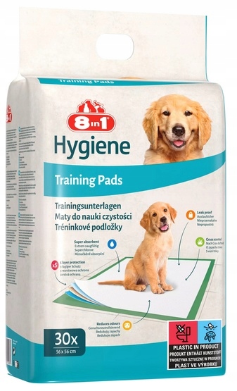Vonné podložky pro výuku čistoty pro štěňata 56x57 cm 8in1 30 kusů