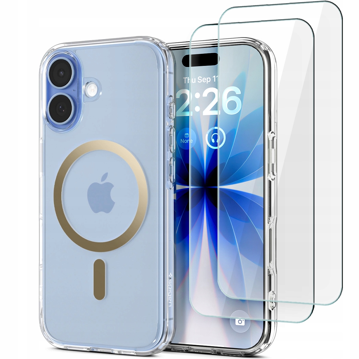 Etui Spigen 2-PAK Szkło Do Iphone 17, Case, Przezroczyste, Sztywne, Cover