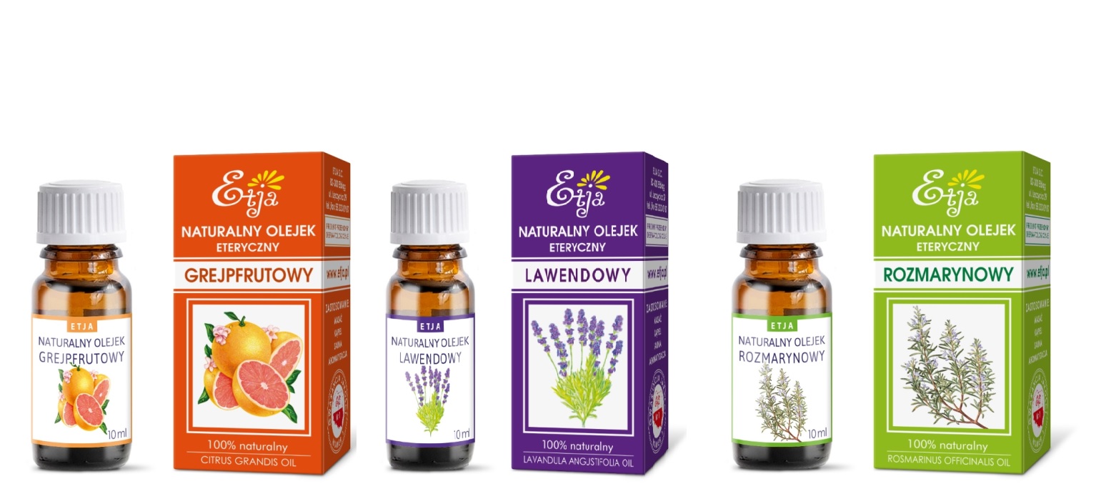 "Relaks i regeneracja" olejek lawendowy, rozmarynowy, grejpfrutowy