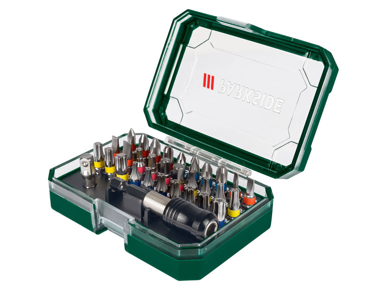 

Parkside Zestaw 30 bitów magnes adapter 1/4"