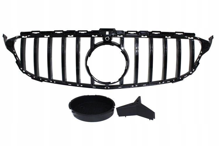 Grill Mercedes Benz W205 GT-R Look Gloss Black 15-19 TUNING SPORT