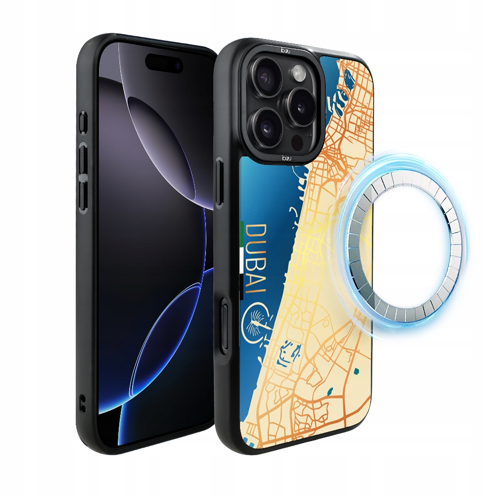 Kryt Ibizu DropGuard Matt iPhone 16 Pro Pouzdro MagSafe, Dubaj