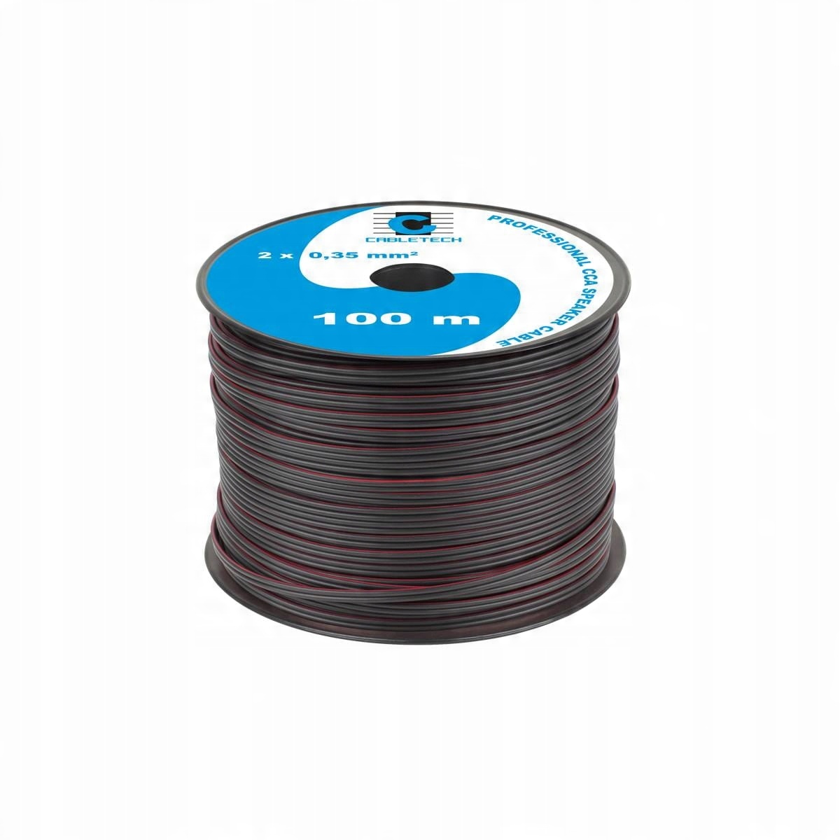 

Kabel głośnikowy 100m 2x0,35mm Cca rolka Cabletech