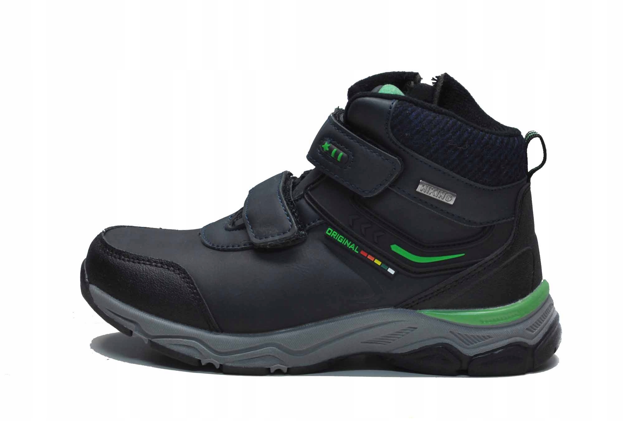 Zimowe Chłopięce 8413 Navy/green Trekking R.32