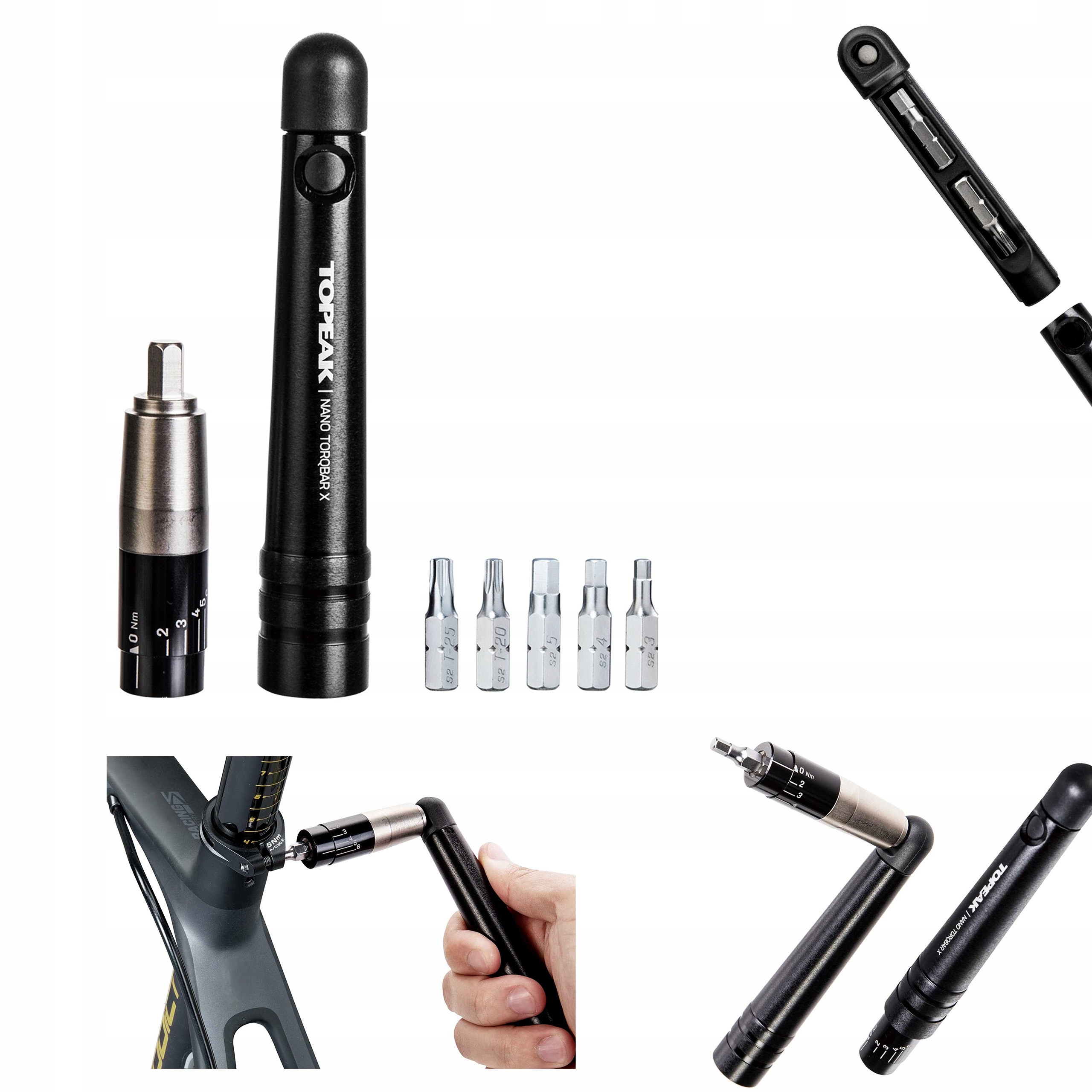 

Klucz Dynamometryczny Topeak Nano Tarqbar 2-6NM