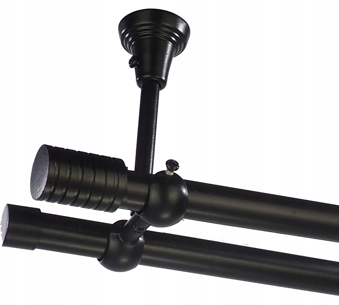 KARNISZ METAL PODWÓJNY 19 / 280 cm BEZ KÓŁEK Kod producenta fajnydom_net