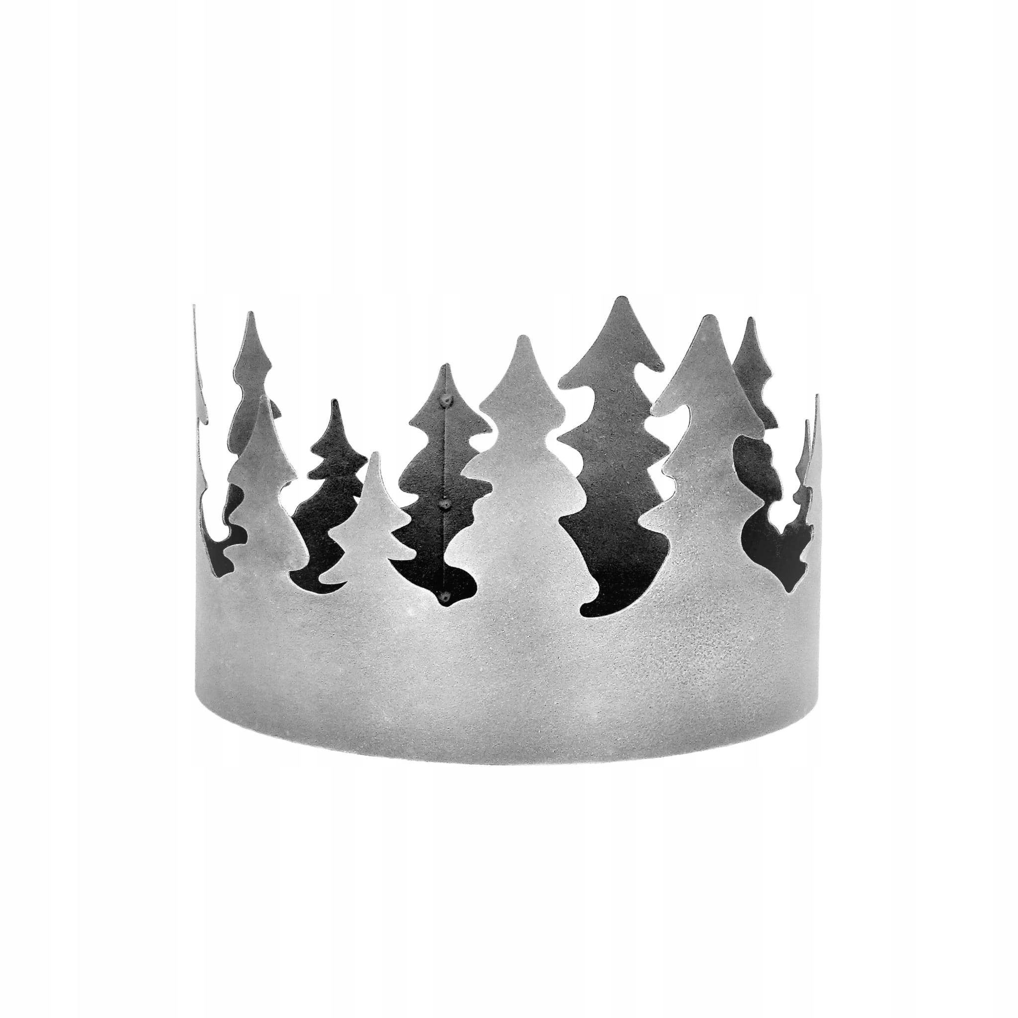 Extra Dárek Podstavec pod vánoční dekorace Vánoční stromky 30x18 cm, antracit